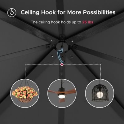 Image showing 6 th Sunjoy 12 ft. x 12 ft. Kingston Hardtop Rectangular Gazebo