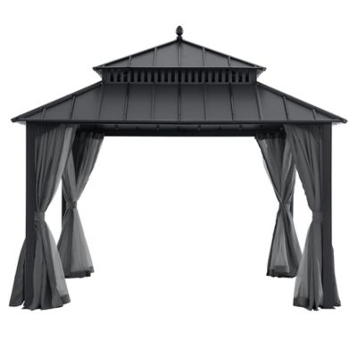 Image showing  12 ft. x 12 ft. Kingston Hardtop Rectangular Gazebo