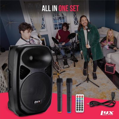 Image showing 6 th LyxPro SPA-12 Battery 12 in. PA Speaker