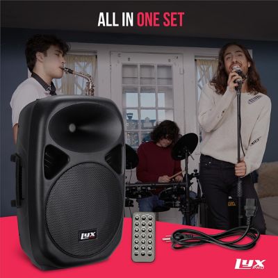 Image showing 6 th LyxPro SPA-12 Portable 12 in. PA Speaker