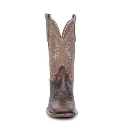 Image showing 2 th Circle G Men's Embroidery Wide Square Toe Cowboy Boots
