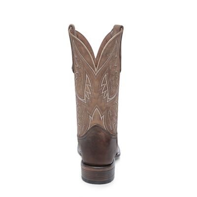 Image showing 3 th Circle G Men's Embroidery Wide Square Toe Cowboy Boots