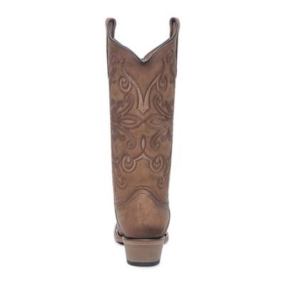 Image showing 3 th Circle G Women's Embroidery Snip Toe Cowgirl Boots