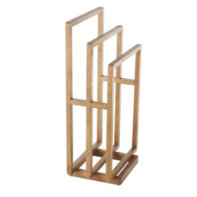 Image showing  Wood Sleek Modern Closet Quilt Rack