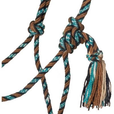 Image showing 1 th Tough1 Mecate Rope Halter with 12ft Lead