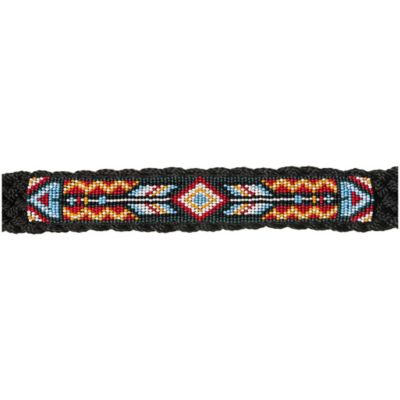 Image showing  Beaded Mule Tape Halter with Lead