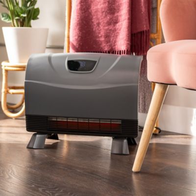 Image showing 5 th Heat Storm 1500 Watt Infrared Wall or Portable Electric Heater, Gray