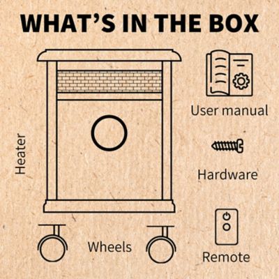 Image showing 5 th Heat Storm 1500 Watt Black Infrared Cabinet Heater
