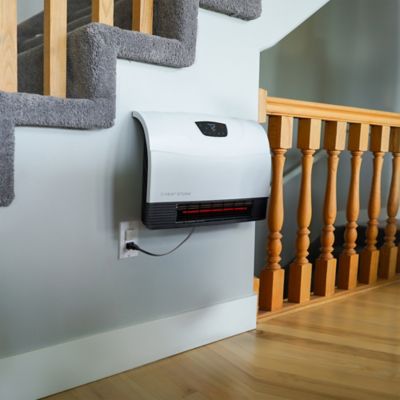 Image showing  1500 Watt Infrared Wall or Portable Electric Heater, White