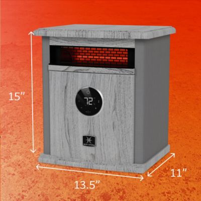 Image showing  1500 Watt Gray Infrared Cabinet Heater