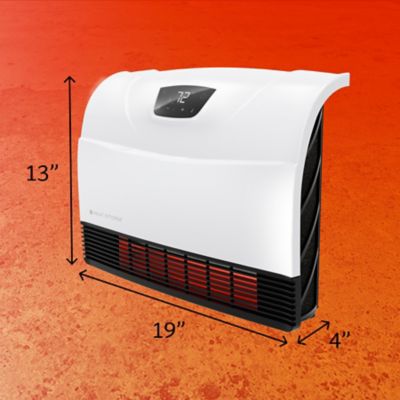 Image showing  1500 Watt Smart Infrared Wall Heater with Wi-Fi, White