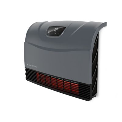 Heat Storm 1500 Watt Smart Infrared Wall Heater with Wi-Fi, Gray