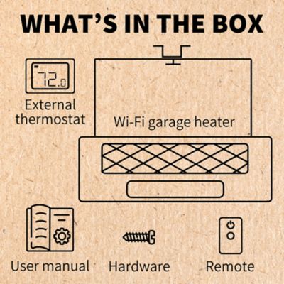 Image showing 8 th Heat Storm 6000 Watt 240V Hard-Wired Garage Heater