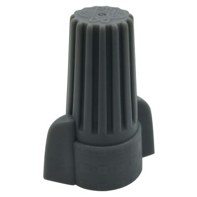 Cambridge Winged Gray Wire Connector 6 pk.