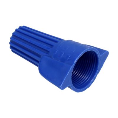 Image showing  Winged Blue Wire Connector 10 pk.