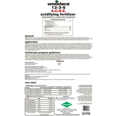Image showing  A.C.R.E Acidifying Fertilizer with Mesa 12-3-6 Shrub Food