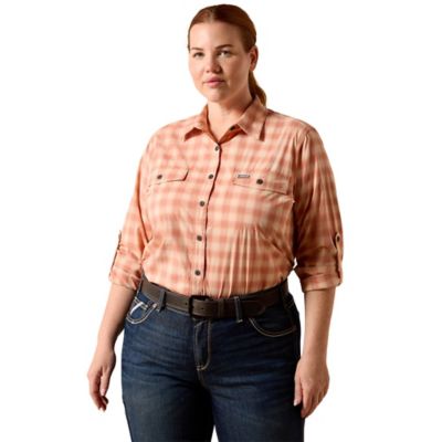Image showing  Women's Rebar Made Tough DuraStretch Long Sleeve Work Shirt