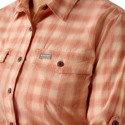 Image showing 2 th Ariat Women's Rebar Made Tough DuraStretch Long Sleeve Work Shirt