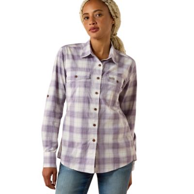 Image showing 0 th Ariat Women's Rebar Made Tough DuraStretch Long Sleeve Work Shirt
