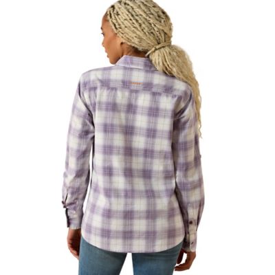 Image showing 1 th Ariat Women's Rebar Made Tough DuraStretch Long Sleeve Work Shirt