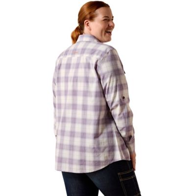 Image showing 6 th Ariat Women's Rebar Made Tough DuraStretch Long Sleeve Work Shirt