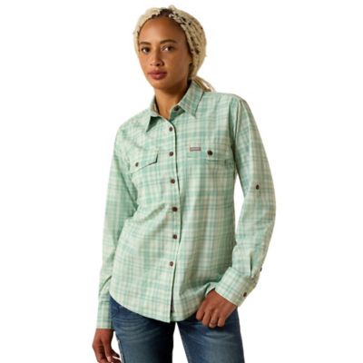 Image showing  Women's Rebar Made Tough DuraStretch Long Sleeve Work Shirt