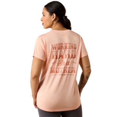 Ariat Women's Rebar Evolution Mother V-Neck Short Sleeve T-Shirt