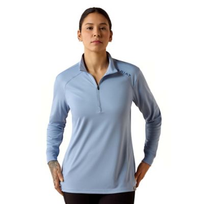 Ariat Women's Rebar Sunblocker 1/2 Zip Long Sleeve T-Shirt