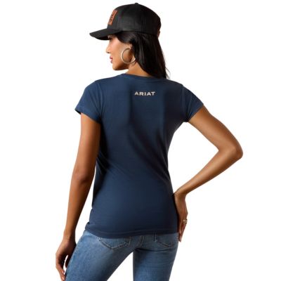 Image showing  Women's Cowboy Short Sleeve Graphic T-Shirt