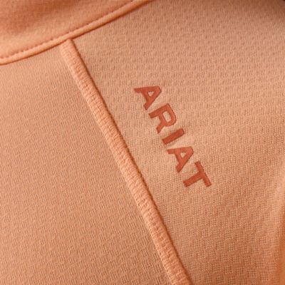 Image showing  Women's Rebar Heat Fighter 1/2 Zip Long Sleeve T-Shirt