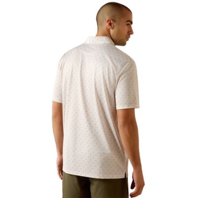 Image showing  Men's All Over Print Classic Fit Short Sleeve Polo