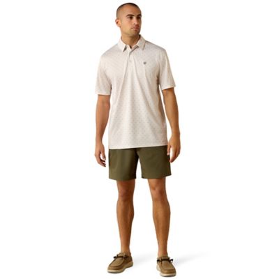 Image showing  Men's All Over Print Classic Fit Short Sleeve Polo