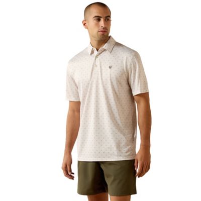Ariat Men's All Over Print Classic Fit Short Sleeve Polo
