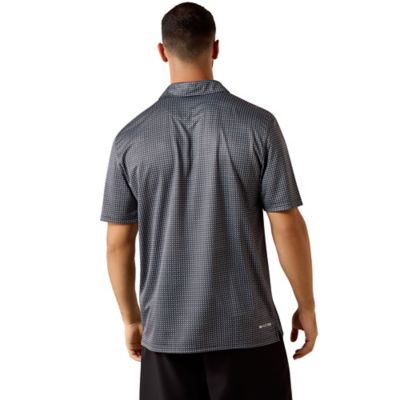 Image showing  Men's All Over Print Classic Fit Short Sleeve Polo