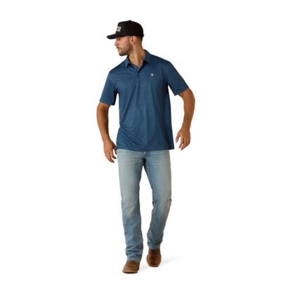 Image showing  Men's All Over Print Classic Fit Short Sleeve Polo