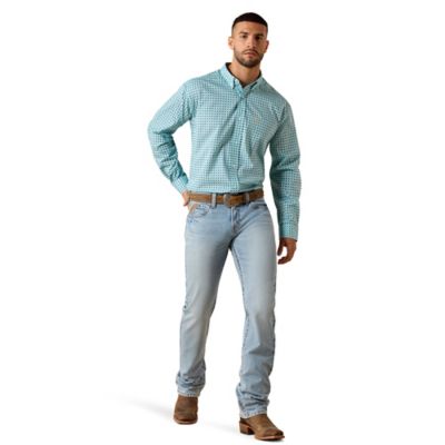Image showing  Men's Wrinkle Free Andy Classic Fit Long Sleeve Shirt