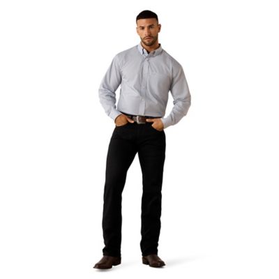 Image showing  Men's Wrinkle Free Leandro Classic Fit Long Sleeve Shirt