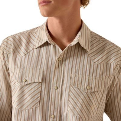 Image showing  Men's Retro Hesper Fitted Snap Long Sleeve Shirt