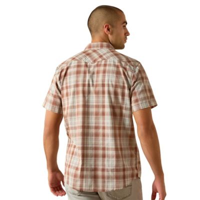 Image showing  Men's Retro Hilliard Fitted Snap Short Sleeve Shirt
