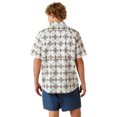 Image showing  Men's Printed VentTEK Classic Fit Short Sleeve Shirt