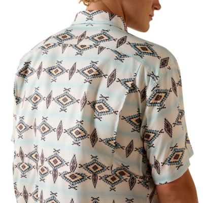 Image showing  Men's Printed VentTEK Classic Fit Short Sleeve Shirt