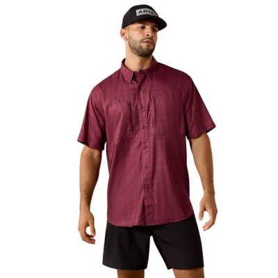 Ariat Men's Printed VentTEK Classic Fit Short Sleeve Shirt