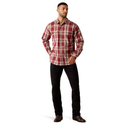 Image showing  Men's Retro Hawthorne Fitted Snap Long Sleeve Shirt