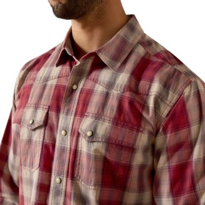 Image showing 2 th Ariat Men's Retro Hawthorne Fitted Snap Long Sleeve Shirt