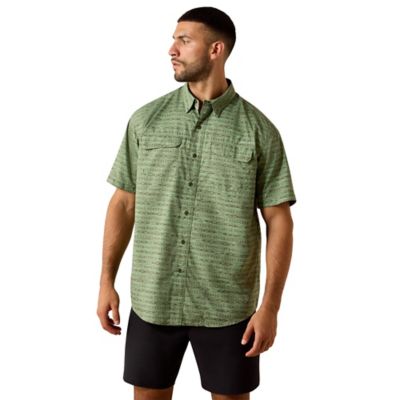 Ariat Men's Printed VentTEK Outbound Classic Fit Short Sleeve Shirt