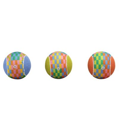 Image showing  4 in. Squeaky Tennis Ball Dog Fetch Toy