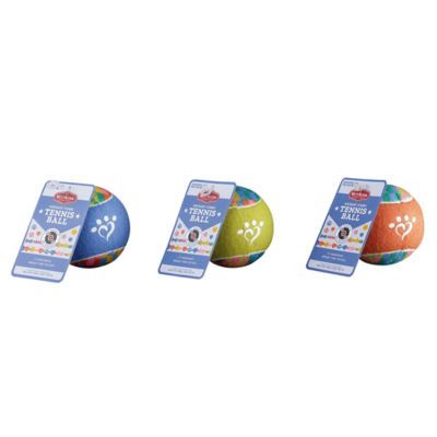 Image showing  4 in. Squeaky Tennis Ball Dog Fetch Toy