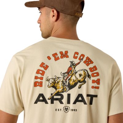 Image showing  Men's Ride Em Cowboy Short Sleeve Graphic T-Shirt