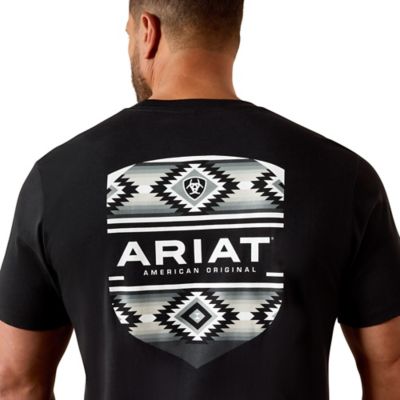 Image showing  Men's Canyon Aztec Shield Short Sleeve Graphic T-Shirt