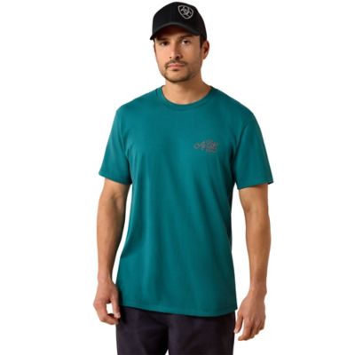 Ariat Men's Cattle Skull Freedom Short Sleeve Graphic T-Shirt